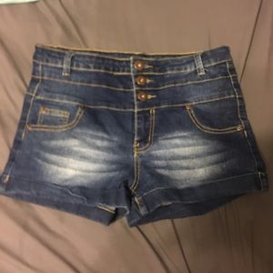 high waisted shorts